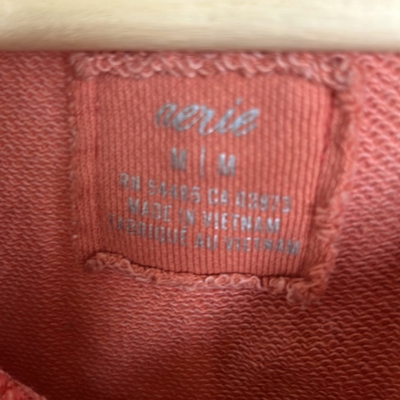 Aerie Oversized Peach Crew Neck - Picture 3 of 4